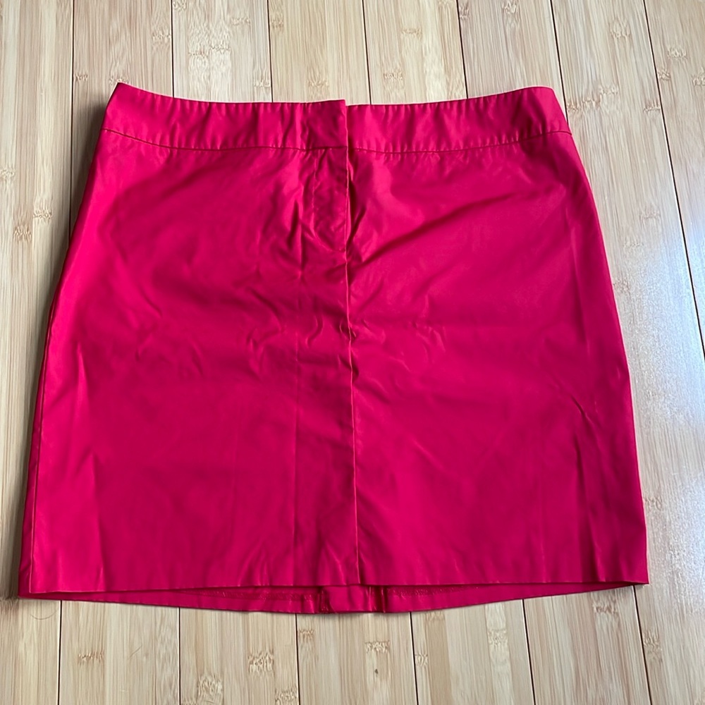 Red summer mini skirt, New York & Company